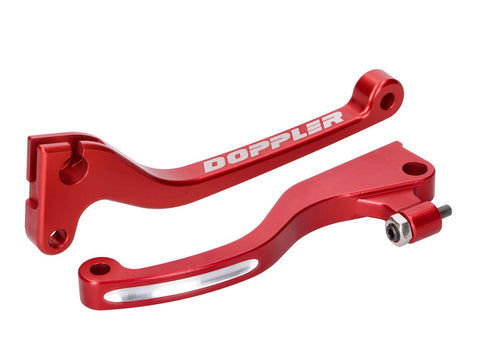 brake and clutch lever set Doppler CNC red for Sherco SE, SM 11- (w/ J.Juan brake) DOPPLER MOTOVEIKALS 21