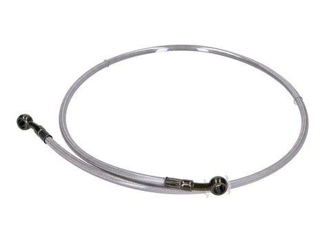 brake hose assy steel braided version 105cm for front disc brake for GY6 101 OCTANE MOTOVEIKALS 21