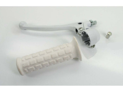 Brake lever complete white for Tomos A 3, A 35 DIVERSE / IMPORT MOTOVEIKALS 21
