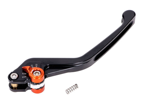 brake lever Puig 3.0 front adjustable - black orange PUIG MOTOVEIKALS 21