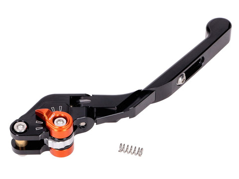 brake lever Puig 3.0 front adjustable, foldable, adjustable length - black orange PUIG MOTOVEIKALS 21