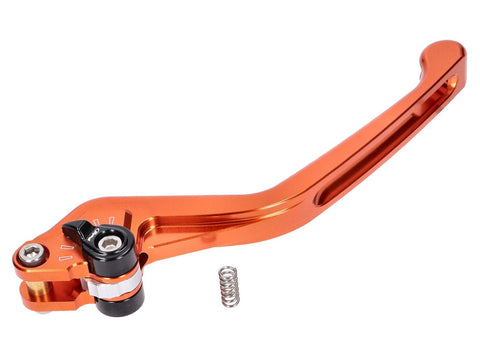 Brake lever Puig 3.0 front adjustable - orange black PUIG MOTOVEIKALS 21