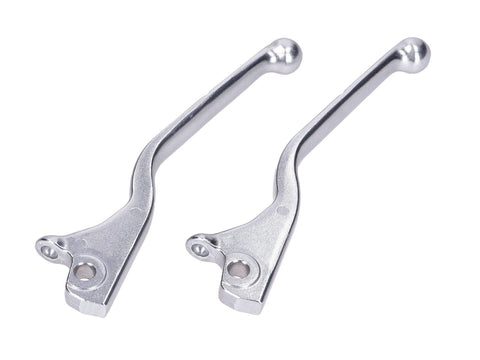 Brake lever set aluminum, silver for Vespa GTS 125, Vespa GTS 300 HPE OEM STANDARD MOTOVEIKALS 21