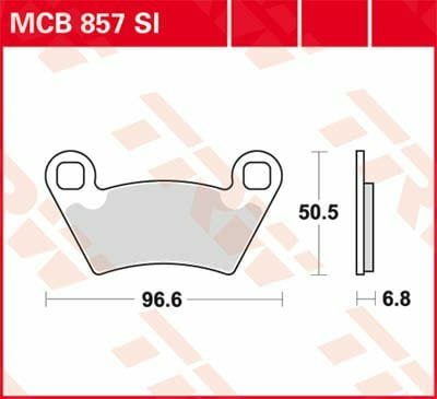 Brake Pad Sinter Offroad TRW TRW MOTOVEIKALS 21