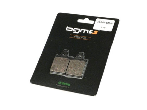 Brake pads -BGM 31,8x51.2mm- Grimeca - Vespa PX Disc (1998-2010), LML Star, Stella, Grimeca Classic/NT, SKR125, SKR150 1993-1997 (f), Quartz 50cc 1992 (f), ITALJET Formula AC 50cc 1995 (f), Quartz 50cc 1992 (f), Skipper 125cc 1993-1997 (f), Skipper 150cc BGM ORIGINAL MOTOVEIKALS 21