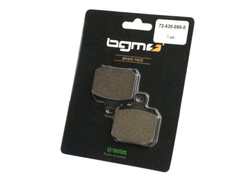 Brake pads -BGM 50.8x53.9mm- BENELLI 666 125cc 1998 (r), CPI X-Large 125cc 2003 (f/r), X-Large 150cc 2003 (f/r), X-Large 250cc 2003 (f/r), DERBI GP 1 125cc 2006 (f/r), GP 1 250cc 2006 (f/r), GP 1 50cc 2005 (f), GILERA Nexus 500cc 2003 (r), Nexus i.e. 250c BGM ORIGINAL MOTOVEIKALS 21