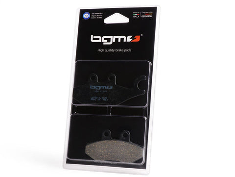 Brake pads -BGM 76.8x41.8/96.9x41.2mm- Heng Tong (Ų12mm) - GTS300 HPE, Supertech, Supersport, Super Racing Sixties, Super Notte, Yacht Club, Touring, Super, GTV300 Sei Giorni, GT, GTL, GTS, Runner FX/FXR/VX/VXR 125-180-200, SP50, Fuoco 500, Nexus 125-250 BGM ORIGINAL MOTOVEIKALS 21