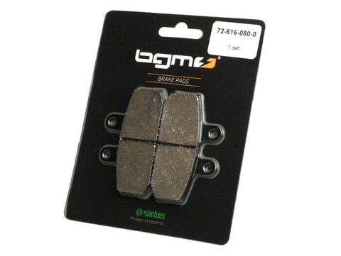 Brake pads -BGM 79x47.1mm- HONDA Bali SJ EX 100cc 1995 (f), Bali SJ 50cc 1995 (f), Rebel CA 125cc 1999 (f), Cityfly 125cc 1999 (f) BGM ORIGINAL MOTOVEIKALS 21