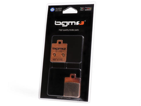 Brake pads -BGM PRO Sintersport 35.6x49mm- BENELLI Racing 491 50cc 1998 (r), Superbike 491 50cc 1998 (r), GILERA DNA 50cc (G/H) 2000 (r), Runner 125cc SP 1999-2000 (r), Runner 180cc SP 1999-2000 (r), Runner 50cc DD 1998 (r), Runner 50cc SP/PJ 1998-2006 (r BGM PRO MOTOVEIKALS 21