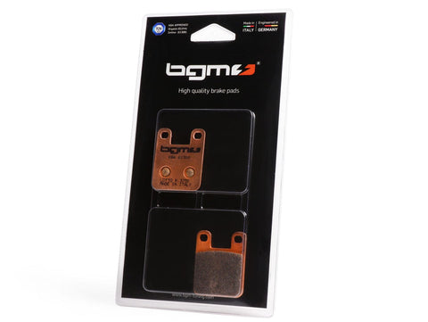 Brake pads -BGM PRO Sintersport 36x45mm- BETA Eikon 50cc 1999 (f/r), DERBI Atlantis 50cc 1999 (f), Atlantis 100cc 2001 (f), Atlantis 100cc 4-stroke 2001 (f), Aventura 50cc 1996 (f), GP 1 50cc 2001-2004 (f/r), GP 1 50cc 2005 (r), GPR 125cc R 2004 (r), GPR BGM PRO MOTOVEIKALS 21
