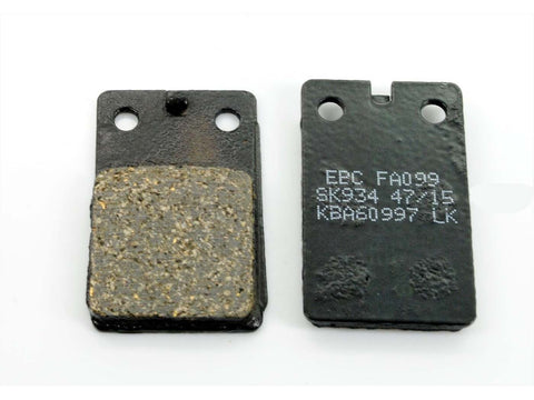 Brake pads EBC for Zündapp K 80 KS 80,Touring Type 530 DIVERSE / IMPORT MOTOVEIKALS 21