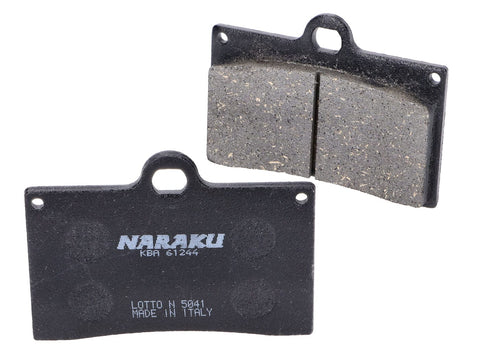 brake pads Naraku organic for Aprilia RS 50 14-16, RS4 125, Cagiva Mito 125, Derbi GPR 50 2T Euro2 / 125 4T Euro3 NARAKU MOTOVEIKALS 21