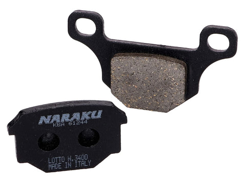 brake pads Naraku organic for Aprilia RS4, Derbi GPR, Motorhispania RX, Pegasus R50X, Rieju MRT NARAKU MOTOVEIKALS 21