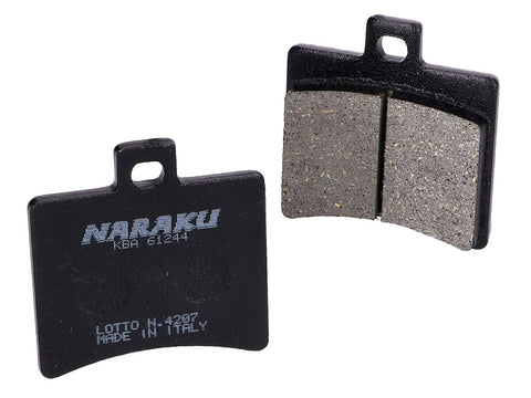 brake pads Naraku organic for Aprilia SR50, Scarabeo, Baotian BT49QT NARAKU MOTOVEIKALS 21