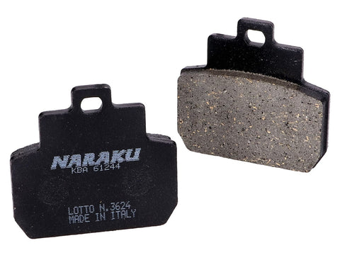brake pads Naraku organic for Gilera RC 500i, Piaggio MP3, X8, X9, Vespa GTV NARAKU MOTOVEIKALS 21