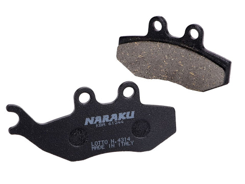 brake pads Naraku organic for Italjet Millenium, Rieju RS2 50, Keeway TX NARAKU MOTOVEIKALS 21
