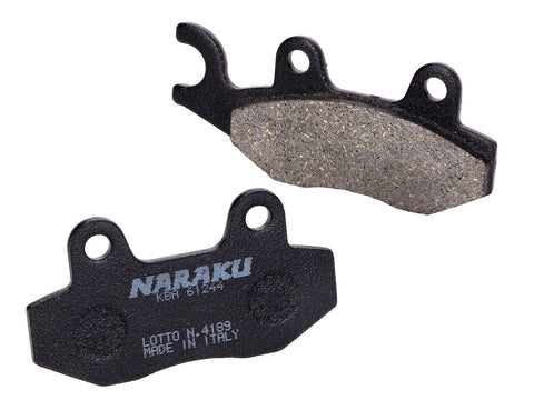 brake pads Naraku organic for Keeway, Kymco, Peugeot, TGB NARAKU MOTOVEIKALS 21