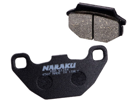 brake pads Naraku organic for Kymco Agility, MXU, People S, DJ, Super 8, SYM NARAKU MOTOVEIKALS 21