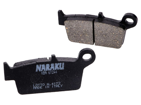 brake pads Naraku organic for Kymco Curio, Fever ZXI, ZXII, KB50, Top Boy, Honda Lead, Shadow NARAKU MOTOVEIKALS 21