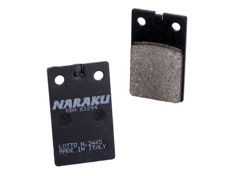 brake pads Naraku organic for Malaguti F12 Phantom, Crosser, Simson S51 (with front disc brake), S53, S83 NARAKU MOTOVEIKALS 21