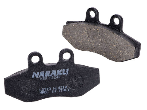 brake pads Naraku organic for MBK Flame XC125, Yamaha Cygnus XC125 NARAKU MOTOVEIKALS 21