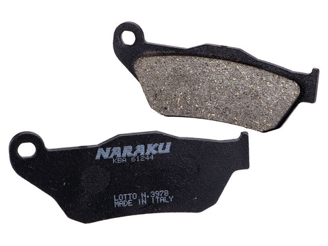 brake pads Naraku organic for MBK Skycruiser 125i, Yamaha X-Max 125i, 250i NARAKU MOTOVEIKALS 21