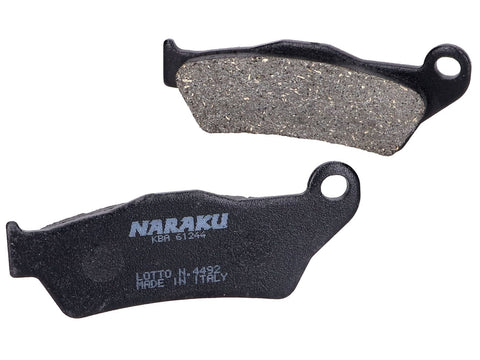 brake pads Naraku organic for MBK Skyliner, Yamaha Majesty, Piaggio X9, Gilera Nexus, GP800, Suzuki UH Burgman 125, 150 NARAKU MOTOVEIKALS 21