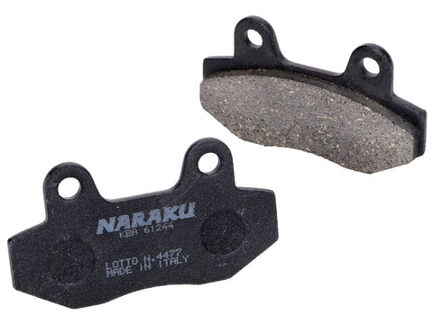brake pads Naraku organic for Peugeot Speedfight 3, Hyosung GT, Adly, SYM NARAKU MOTOVEIKALS 21