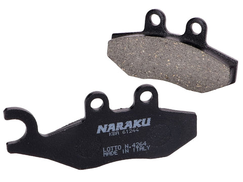 brake pads Naraku organic for Piaggio X7, X9, X-Evo, MP3, Vespa 946, GTS, GTV NARAKU MOTOVEIKALS 21