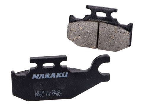 brake pads Naraku organic for Yamaha 660 YXR FAR/FAS Rhino (4x4), 700 YFM Raptor, 700 YFM RY NARAKU MOTOVEIKALS 21