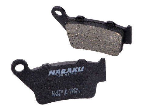brake pads Naraku organic, rear for KTM Duke 125, 390 NARAKU MOTOVEIKALS 21