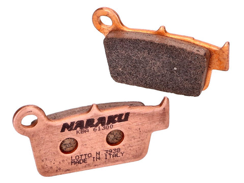 brake pads Naraku sintered for Aprilia MXV, SXV, Fantic, GasGas, Kawasaki KX, Sherco, Suzuki RM-Z, TM, Yamaha YZ, WR NARAKU MOTOVEIKALS 21