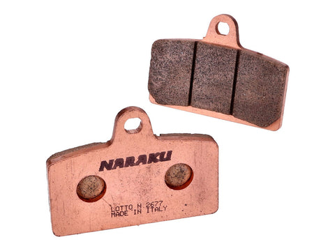brake pads Naraku sintered for Aprilia RS, RS4, Derbi GP1, GPR, MH KN1, KN2, R NARAKU MOTOVEIKALS 21