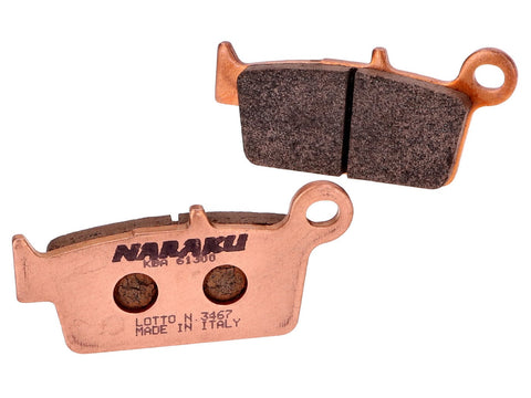 brake pads Naraku sintered for Kymco Curio, Fever ZXI, ZXII, KB50, Top Boy, Honda Lead, Shadow NARAKU MOTOVEIKALS 21