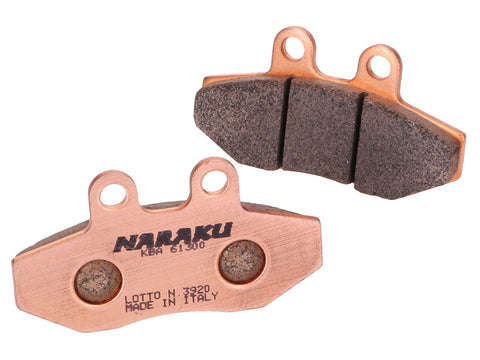 brake pads Naraku sintered for MBK Flame XC125, Yamaha Cygnus XC125 NARAKU MOTOVEIKALS 21