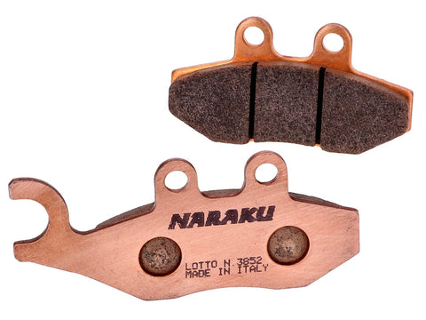 brake pads Naraku sintered for Piaggio X7, X9, X-Evo, MP3, Vespa 946, GTS, GTV NARAKU MOTOVEIKALS 21