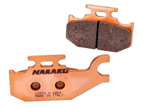 brake pads Naraku sintered for Yamaha 660 YXR FAR/FAS Rhino (4x4), 700 YFM Raptor, 700 YFM RY NARAKU MOTOVEIKALS 21