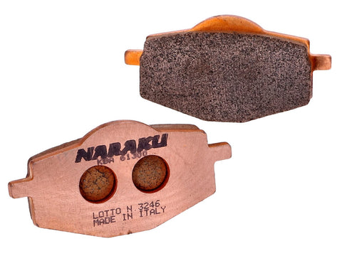 brake pads Naraku sintered for Yamaha Cygnus, TZR, MBK Flame, X-Power NARAKU MOTOVEIKALS 21