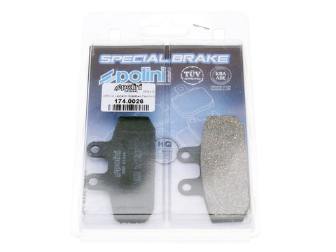 brake pads Polini organic for Aprilia, Honda, Derbi, Malaguti POLINI MOTOVEIKALS 21
