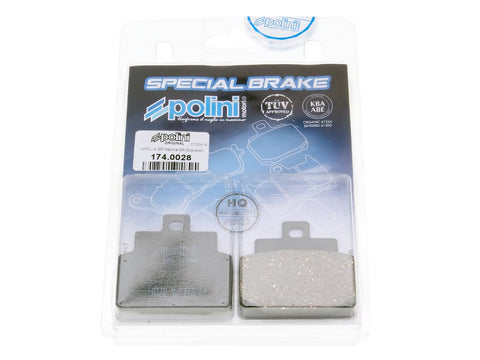 brake pads Polini organic for Aprilia Scarabeo 100 POLINI MOTOVEIKALS 21