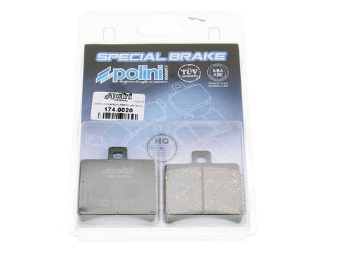 brake pads Polini organic for Aprilia SR50, Scarabeo, Baotian BT49QT POLINI MOTOVEIKALS 21