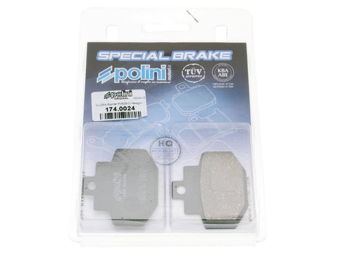 brake pads Polini organic for Benelli, Gilera, Piaggio POLINI MOTOVEIKALS 21