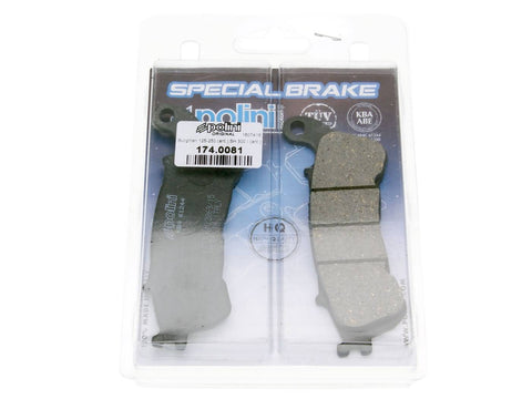 brake pads Polini organic for Honda Forza, S-Wing FES, Suzuki Burgman, Sixteen POLINI MOTOVEIKALS 21