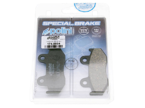brake pads Polini organic for Honda NES SES PES / PS SH CH 125/150 4T POLINI MOTOVEIKALS 21