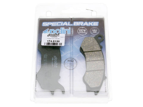 brake pads Polini organic for Honda PCX 125 (10-), NSC, Vision, Peugeot POLINI MOTOVEIKALS 21