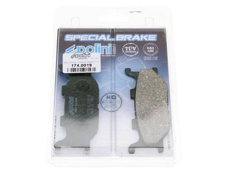 brake pads Polini organic for Italjet Jupiter, Yamaha Majesty, MBK Skyliner POLINI MOTOVEIKALS 21
