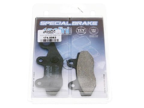 brake pads Polini organic for Keeway, Kymco, Peugeot, TGB POLINI MOTOVEIKALS 21