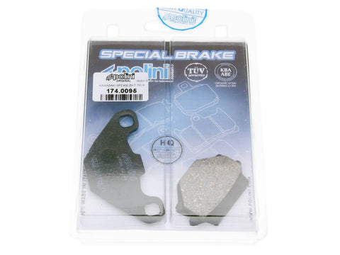 brake pads Polini organic for Kymco Agility 16 inch, Kawasaki GPZ 400, ZX-7 750 R POLINI MOTOVEIKALS 21