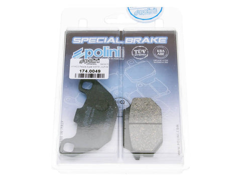 brake pads Polini organic for Kymco, Agility, People S, Super 8 POLINI MOTOVEIKALS 21