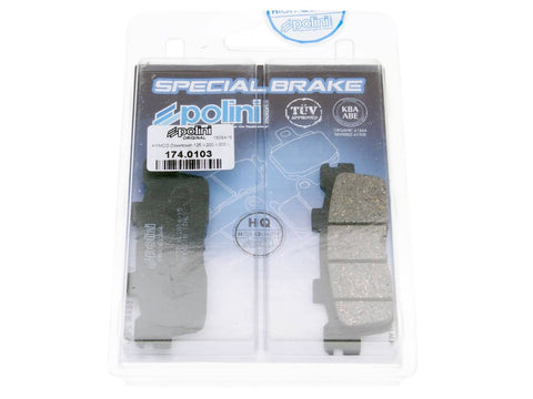 brake pads Polini organic for Kymco Downtown 125, 300 POLINI MOTOVEIKALS 21